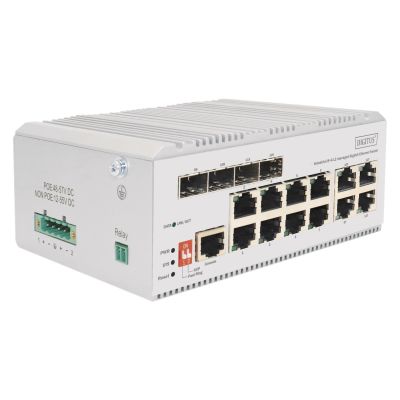 Industrial Ethernet 8+4 L2 Managed Switch