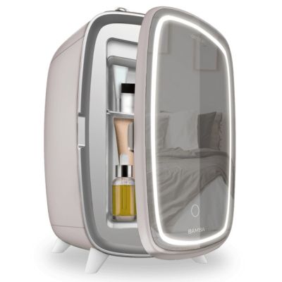 8. Cecotec CoolingBeauty 6000 Mirror Rose Nevera Travel Refrigerator 6L Electric Pink