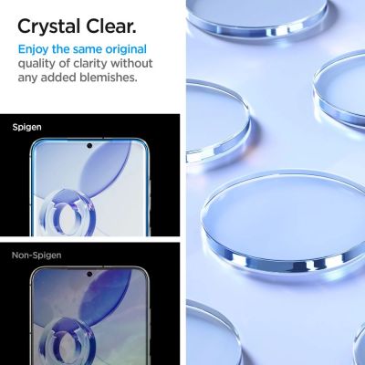 10. Spigen Glas.tR EZ Fit Tempered Glass for Samsung Galaxy S23 - 2 pcs.