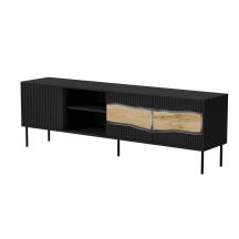 INSERTO 3D1W TV cabinet 190x40x61.5 black + LED