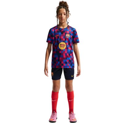 5. Nike FC Barcelona Kids' T-Shirt Burgundy and Blue II1752 621