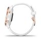 5. Garmin Venu 2S Watch (40 mm) Rose Gold Stainless Steel Bezel / White Case / Silicone Band