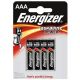LR03 ENERGIZER AAA batteries blister pack of 4