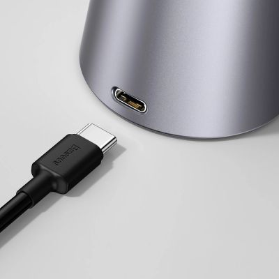 22. Baseus Smart Eye wireless LED desk lamp with battery 2200 mAh gray (DGZG-0G)