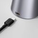 22. Baseus Smart Eye wireless LED desk lamp with battery 2200 mAh gray (DGZG-0G)