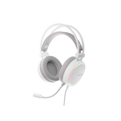 9. GENESIS NSG-2308 Wired Headband Gaming USB Type-A Headphones/Headset White
