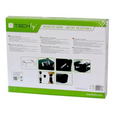 12. TECHLY TABLE MONITOR STAND WITH ADJUSTABLE HEIGHT