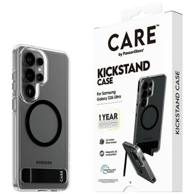 6. CARE by PanzerGlass Urban Explorer Transparent Case w. Black Qi for Samsung Galaxy S26 Ultra - transparent