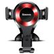 3. Baseus SUYL-XP09 smartphone car holder (black and red)