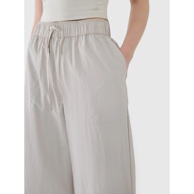 2. Women's casual wide-leg trousers 4F 4FWSS25TTROF1012-83S