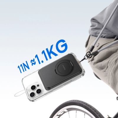 14. Baseus MagPro 3 Magnetic Wallet with Stand Compatible with MagSafe - Black