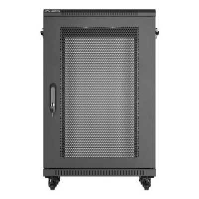 43. LANBERG FLOOR CABINET 18U 600X600 BLACK