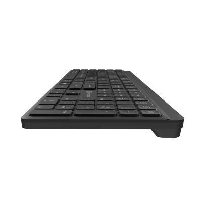 4. NATEC TANG US wireless keyboard, Bluetooth + 2.4 GHz, quiet, slim, black