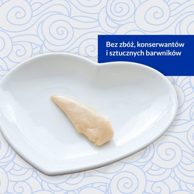 2. INABA Grilled Chicken Chicken fillet in scallop-flavored broth - a treat for cats - 25 g