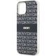 6. DKNY IML Mono & Stripe MagSafe Case for iPhone 15/14/13 - Black