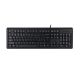 A4 TECH KR-92 Membrane Keyboard A4TKLA46007 (USB 2.0; (US); black)