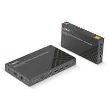 Lindy 70m Cat.6A TypeC KVM Extender and HDMI HDBaseT 3.0 (38346)