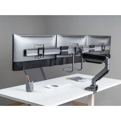 10. Accessories: Desk Mount 17"-27"/3TFT 360 Gas Spring 6kg Solid Silver Retail