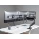 10. Accessories: Desk Mount 17"-27"/3TFT 360 Gas Spring 6kg Solid Silver Retail