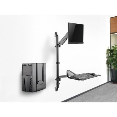 12. Equip 650170 Mount and Stand for All-in-One PCs/Workstations 8 kg Black 43.2 cm (17") 81.3 cm (32")