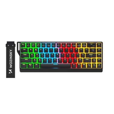2. Wozinsky WKGP-1165 Mechanical Gaming Keyboard with RGB Backlight - Black