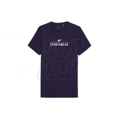 T-shirt 4F M H4L22-TSM354 dark navy blue