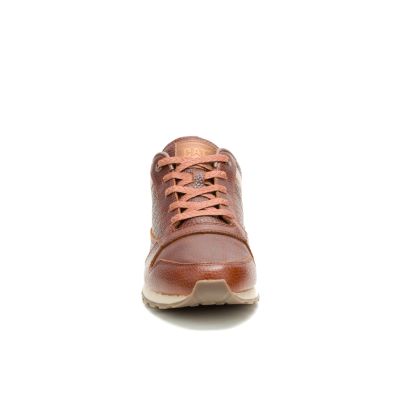 2. CATERPILLAR VENTURA LEATHER BT BROWN SHOES (P726637)