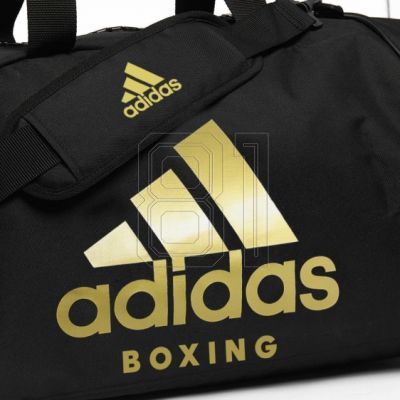 19. ADIDAS BOXING sports bag black/gold M