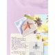 6. Girls' regular printed T-shirt 4F 4FJRAW26TTSHF4326-052S