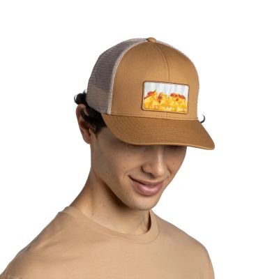 3. Buff Explore Trucker Cap 137852350 Orange L/XL