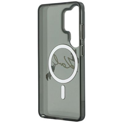 7. Karl Lagerfeld IML KC Script MagSafe Case for Samsung Galaxy S26 Ultra - Black