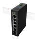 2. SWITCH LANBERG ILFE-4P-1GE-1S-90 LIGHT INDUSTRIAL POE 1XBT 3XAT SFP+ETH DIN FAST ETHERNET