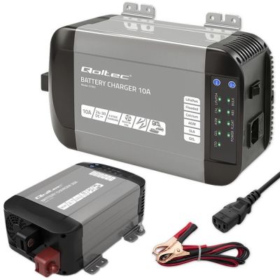 9. Intelligent professional Monolith charger for LiFePO4 AGM GEL SLA 30A 12V batteries