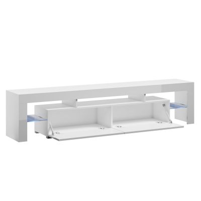 2. TORO 200 TV cabinet, gray/white gloss