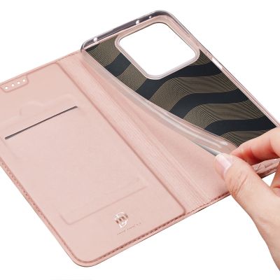 8. Dux Ducis Skin Pro case with flap and card slot for Xiaomi Redmi Note 13 5G - pink