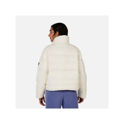 2. ROSSIGNOL W ARETU CROPPED DOWN JKT women's ski jacket white