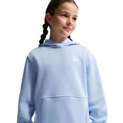 3. Nike Sportswear Club Fleece Kids' Sweatshirt, Light Blue, FD3000 408