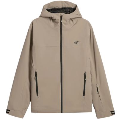 2. Men's Ski Jacket 4F M1202 Beige 4FWAW26TTJAM1202 83S