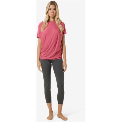 SUPER.NATURAL W YOGA LOOSE TEE women's purple T-shirt