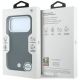 8. BMW Sign Inclined Deboss Letters MagSafe Case for iPhone 17 Pro / 18 Pro - Black