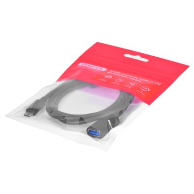 2. UNITEK ADAPTER CABLE USB-C-USB-A,M/F 10GBPS 60W 1M