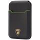 9. Lamborghini D1 Genuine Leather MagSafe Phone Wallet - Black and Green