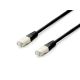 2. Equip 645690 Network Cable Black 1m Cat6a S/FTP (S-STP)
