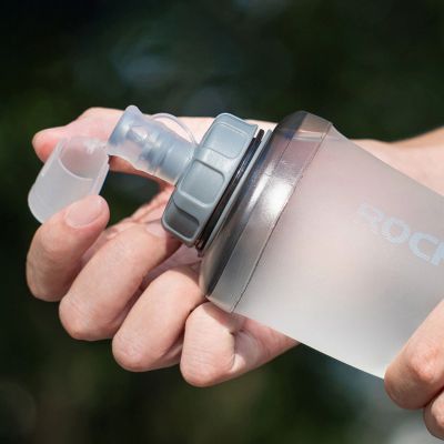 4. Rockbros 350017001 soft flask running water bottle 500 ml - white