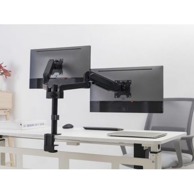 4. Desk mount for 32" flat panel Clamp