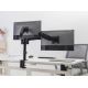 4. Desk mount for 32" flat panel Clamp