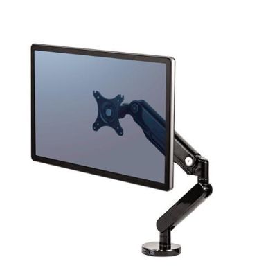 8. Fellowes Ergonomics Single Monitor Arm - Platinum Series, Black