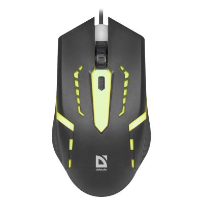 4. Defender Flash Wired Mouse MB-600L OPTIC LED 1200 DPI 4P 52600