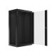 18. Lanberg WF01-6422-10B rack cabinet (22U; 1082mm / 600mm / 450 mm; wall-mounted; openable; 19''; black)