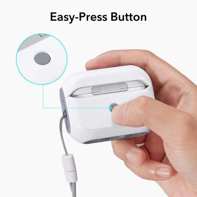 2. ESR Orbit Halolock with MagSafe for Apple AirPods Pro 1 / 2 - White
